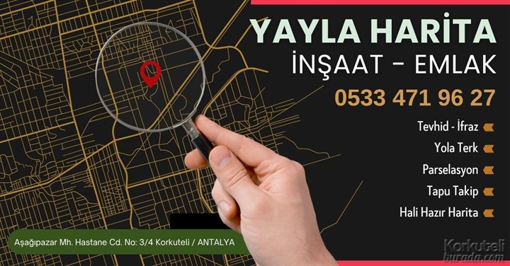 YAYLA HARİTA İNŞAAT EMLAK için kapak