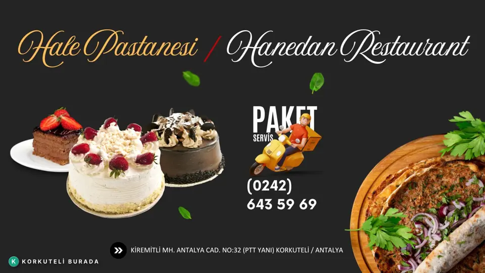 HALE PASTANELERİ-HANEDAN RESTAURANT