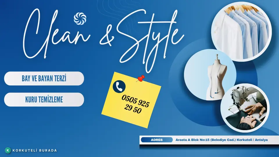 CLEAN & STYLE KURU TEMİZLEME VE TERZİ