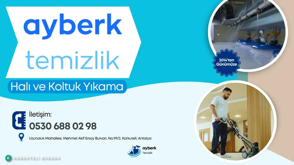 AYBERK TEMİZLİK HALI VE KOLTUK YIKAMA